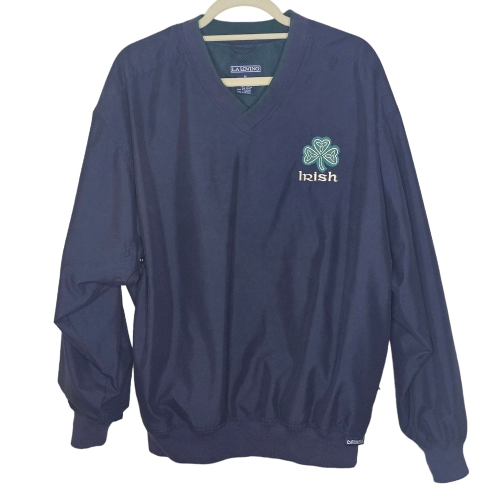 LA Loving Irish Golf Pullover Size Medium